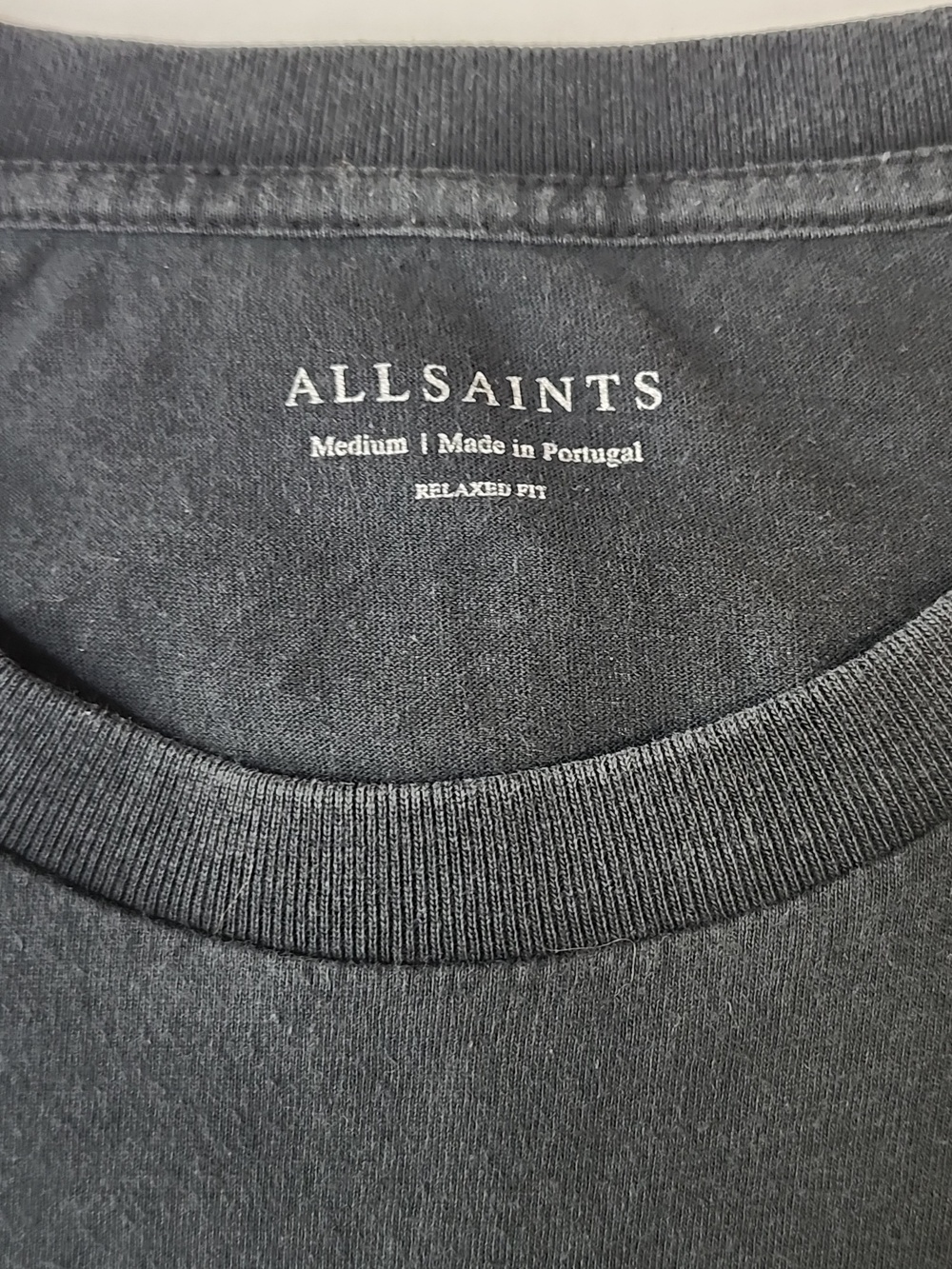 AllSaints Tiger Graphic Tee Black Short Sleeve Streetwear Y2K Size Medium - Picture 2 of 6